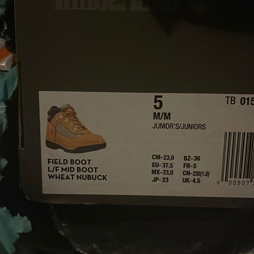 Timberland boots size 5